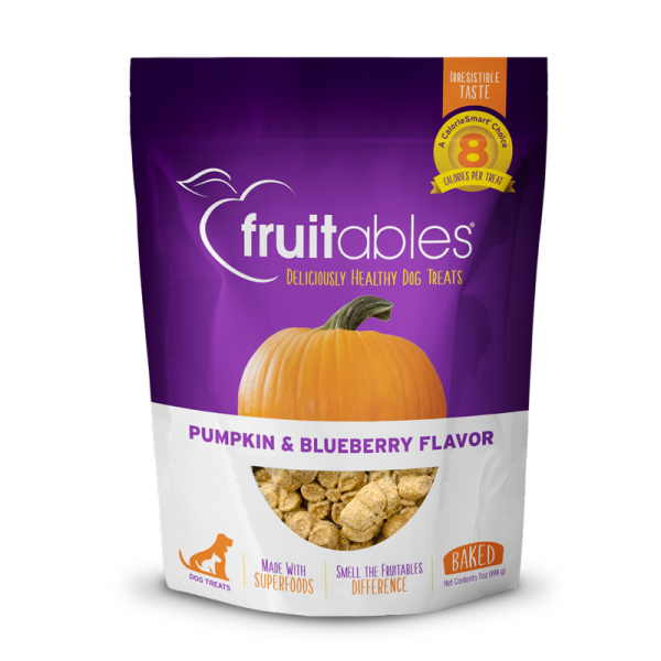Fruitables Dog Crunchy Treats Pumpkin & Blueberry