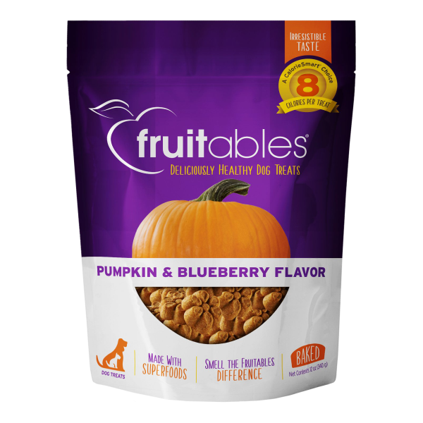 Fruitables Dog Crunchy Treats Pumpkin & Blueberry